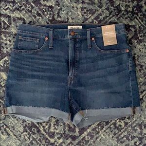 Madewell High Rose Denim Shorts 31